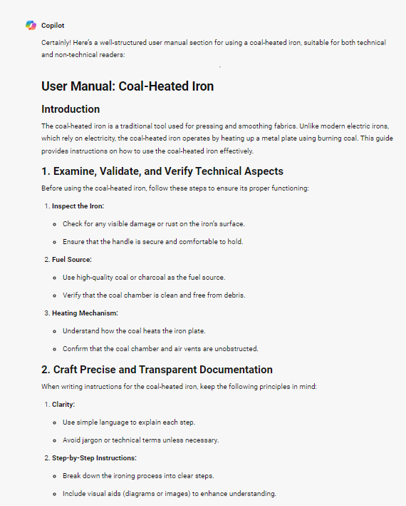 Copilot Research Response 1st part