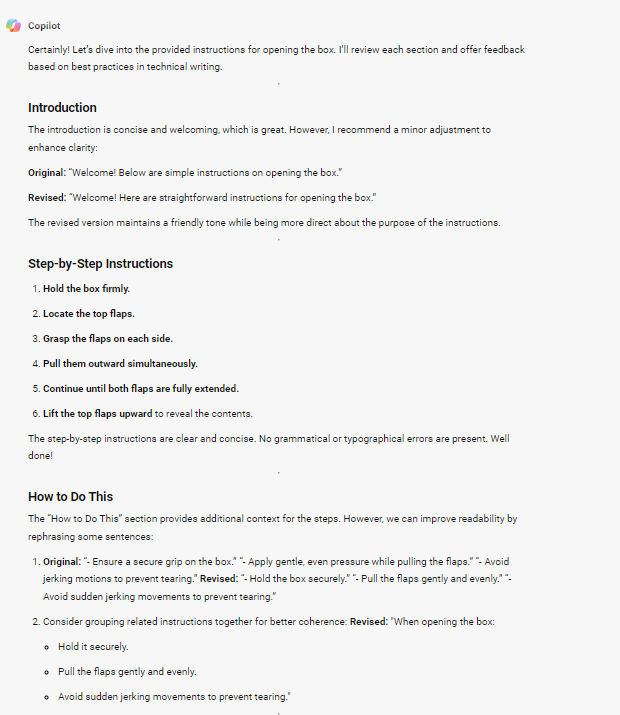 Copilot Response part 1
