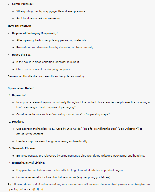 Copilot Optimization Response part 2